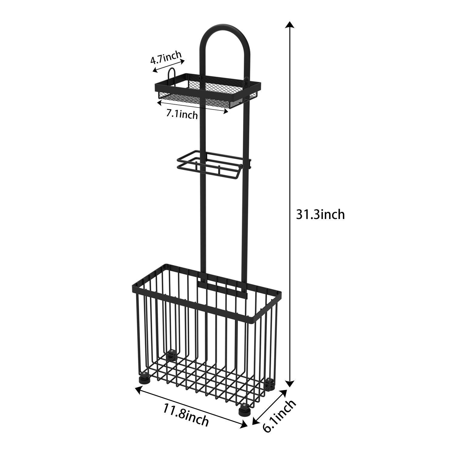 Toilet Paper Holder Racks with Phone Table Storage Tabel