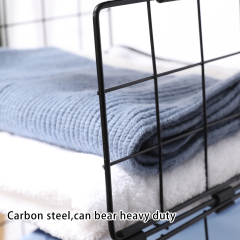5 Tier Adjustable Stackable Foldable Hanging Countertop Closet Organizer Shelf