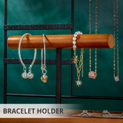 5 Tier Earring Necklace Display with Holder