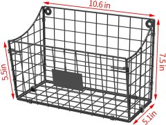 3pcs Middle Size Foldable Shower Caddy Wire Basket Wall Mounted