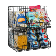 3-Pack Foldable Canned Food Holder for Kitchen Pantry Countertop Cabinet