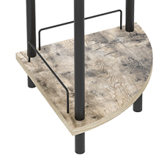 4 Tier Corner Shelf Free Standing Corner Shelves Multipurpose Corner Display Rack