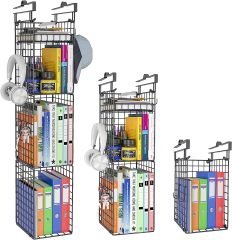 3-Shelf Hanging Locker Organizer for School Upgraded School Locker Shelf