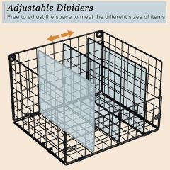 4 Tire Hanging Closet Organizer Stackable Storage Clothes Hanging Shelves With 3 Dividers