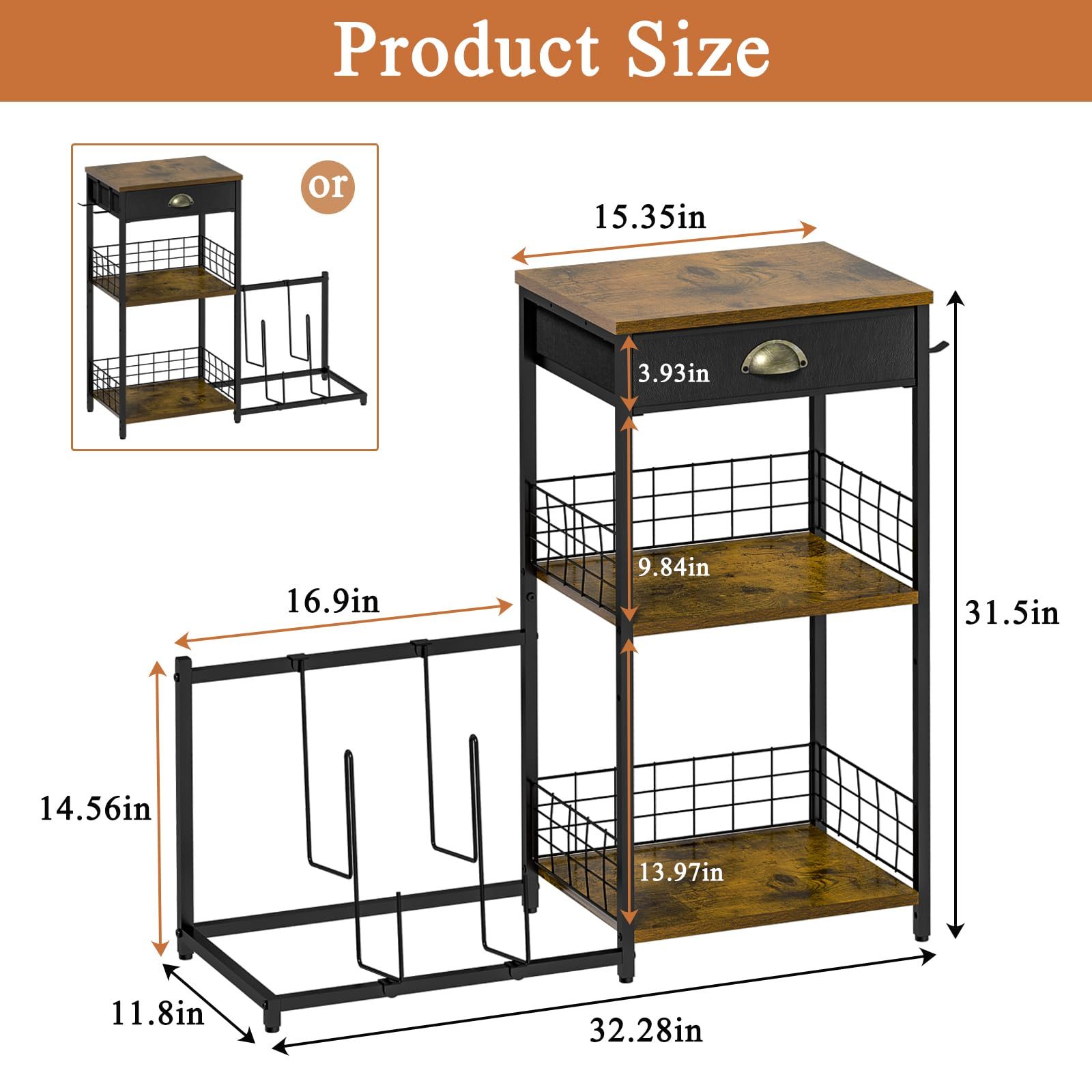 Adjustable Guitar Stand rack  with Drawer for Multiple Guitars and Amp Accessories