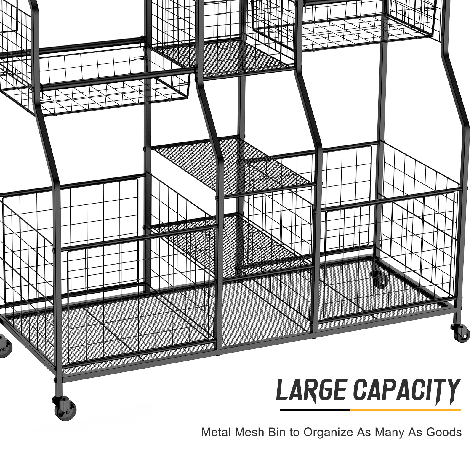 Sports Ball Storage Rack Equipment Organizer