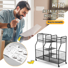 Sports Ball Storage Rack Equipment Organizer