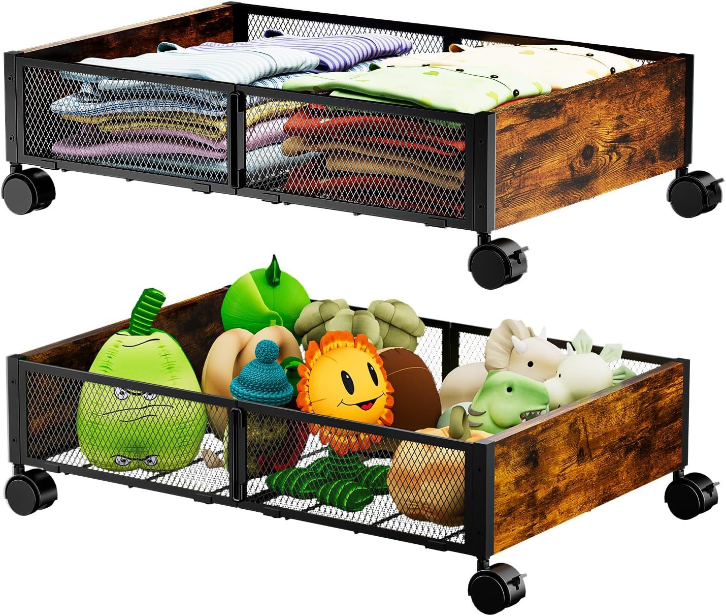 Under Bed Storage With Wheels