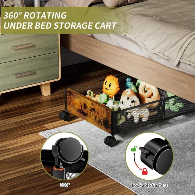 Under Bed Storage With Wheels
