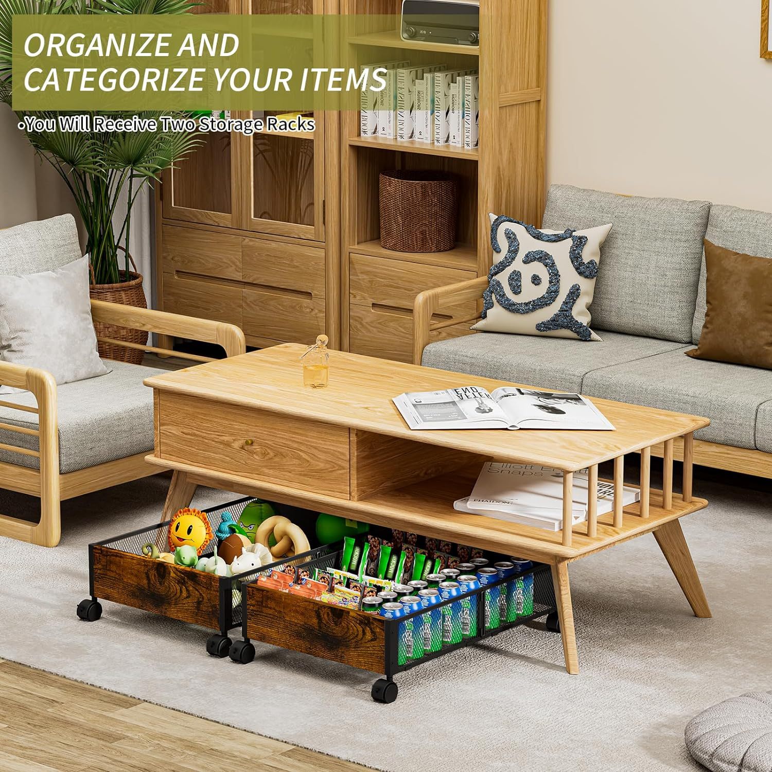 Under Bed Storage With Wheels