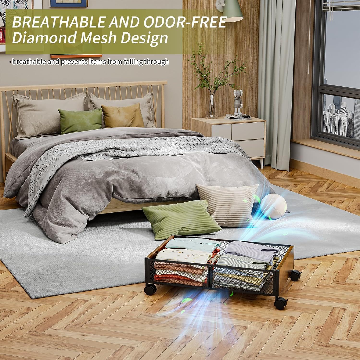 Under Bed Storage With Wheels