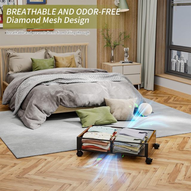 Under Bed Storage With Wheels