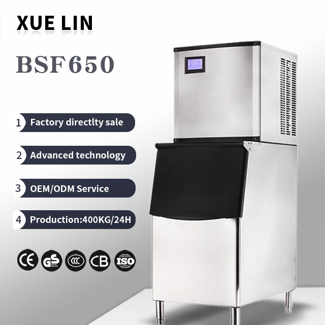 XUELIN Commercial Ice Machine 500kg/24H Ice Cube Machine For Hotel Coffee Machine