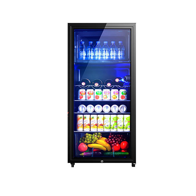 XUELIN ODM OEM 60L Mini Fridge Portable Moveable Glass Door Drinks Cabinet Refrigerator Small For Bedroon Car  SkinCare