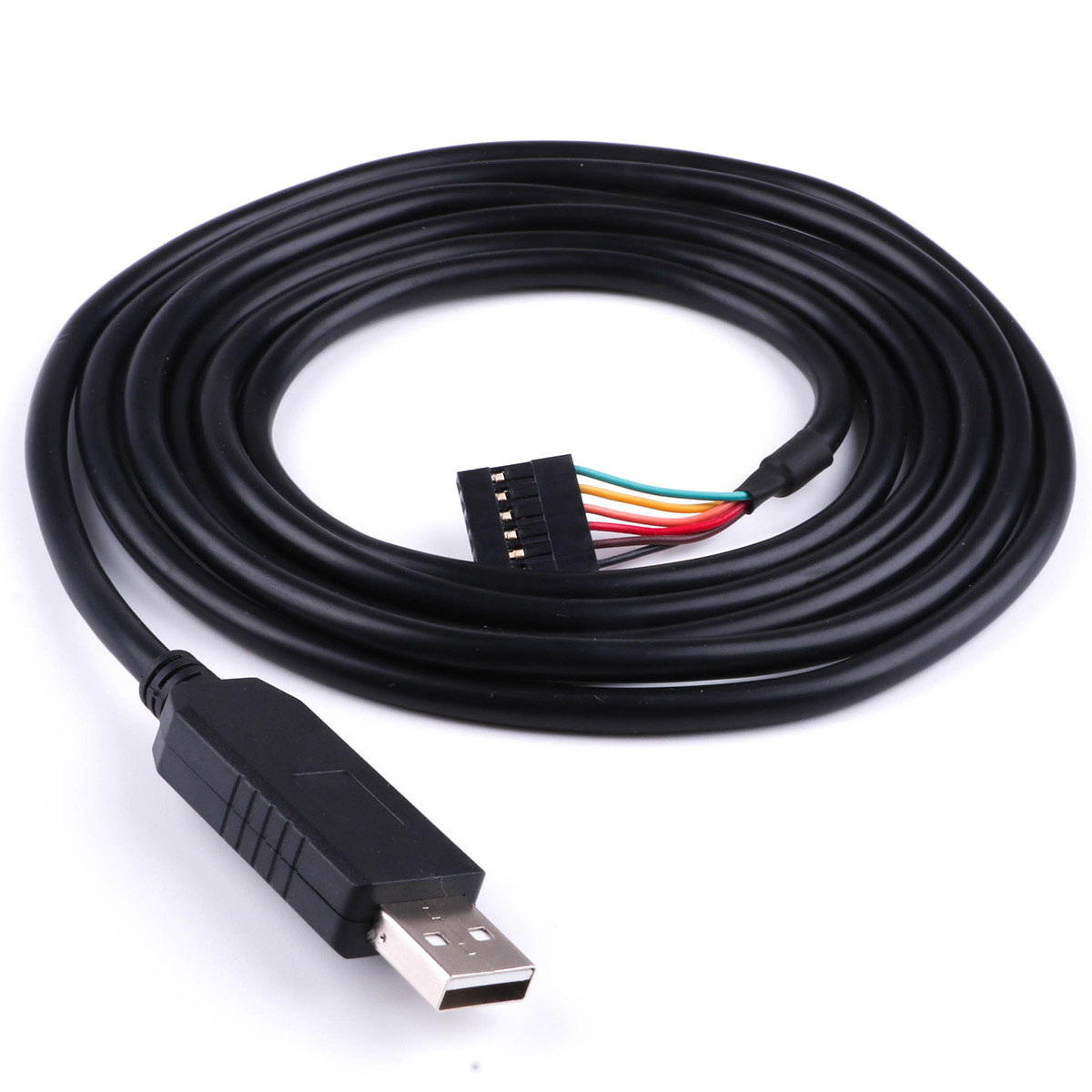 USB to 6P 2.54MM Terminal Block Dupont 3.3V 3V3 5V TTL UART Serial Cable