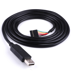 USB to 6P 2.54MM Terminal Block Dupont 3.3V 3V3 5V TTL UART Serial Cable