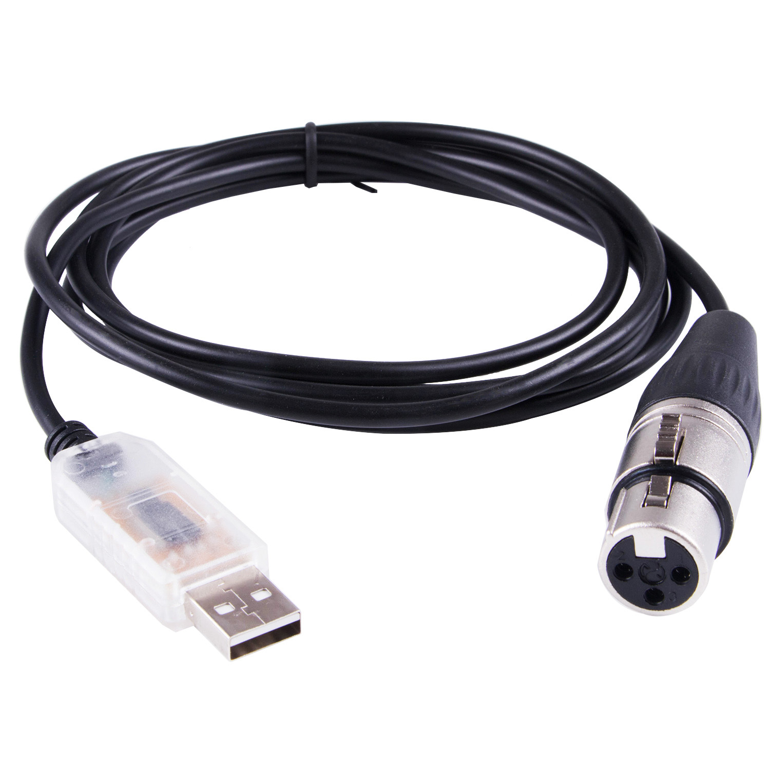 USB to DMX Interface Adapter LED DMX512 Computer PC Stage Lighting Controller Dimmer