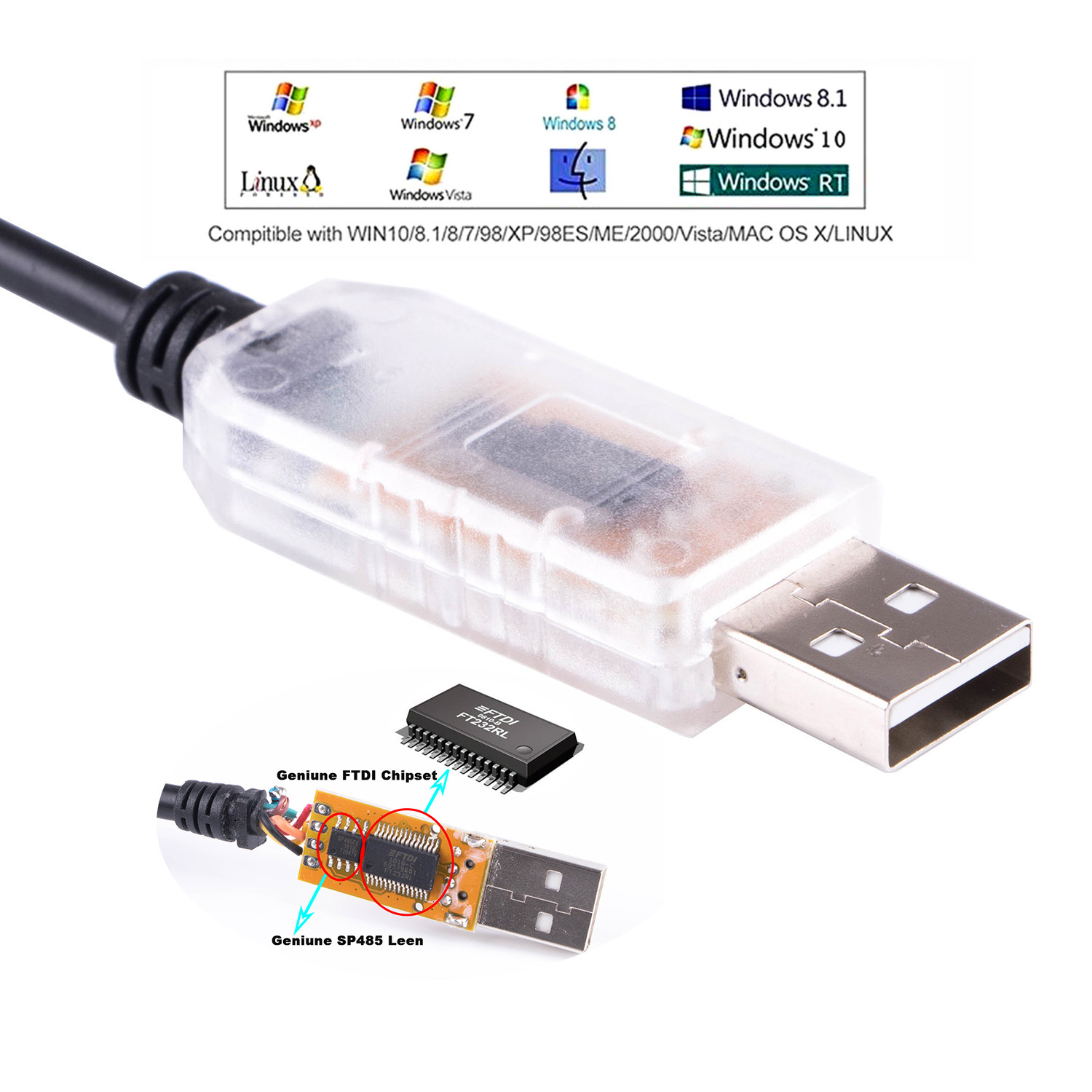 USB to DMX Interface Adapter LED DMX512 Computer PC Stage Lighting Controller Dimmer