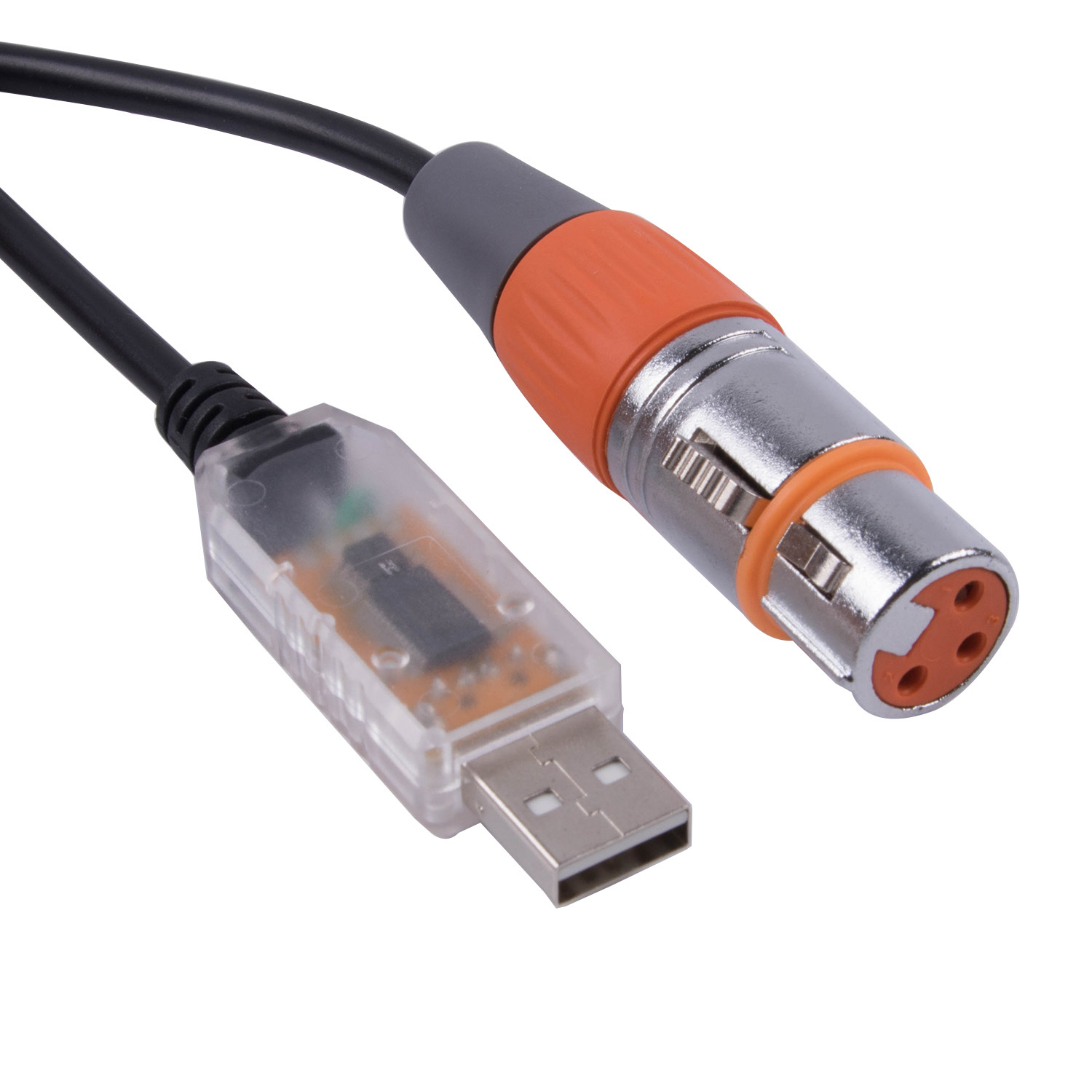 FTDI RS485 DMX512 PC USB to 3Pin XLR Serial Converter Adapter Stage Lighting Control Cable
