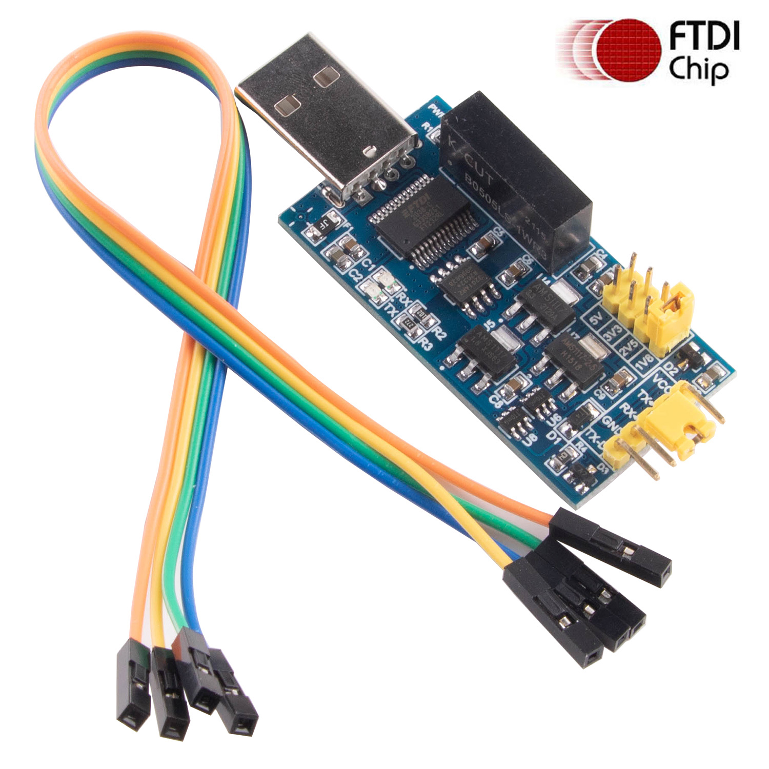 FT232RL Magnetically Isolated USB to TTL UART Level 1.8v 2.5v 3v3 5v ...
