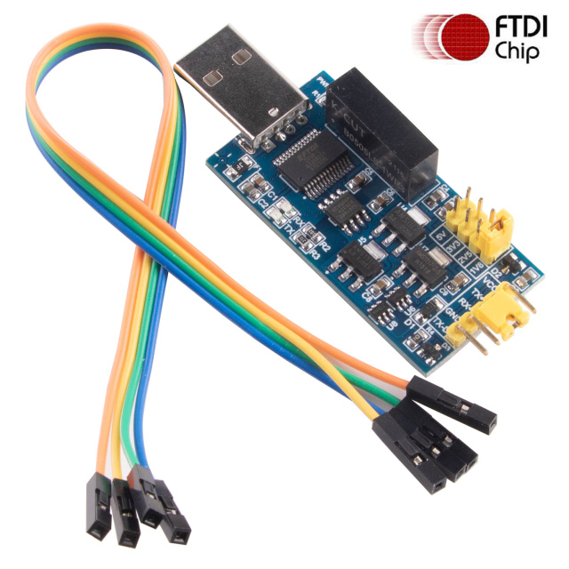 FT232RL Magnetically Isolated USB to TTL UART Level 1.8v 2.5v 3v3 5v Serial Port Converter Module Adapter