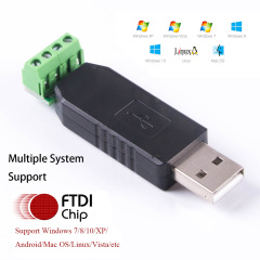 USB 2.0 RS 232 RS232 Converter Adapter Cable 4 Pin Serial Port FTDI Chip TX RX GND VCC 5V Module Support Win10/8/Vista/Android