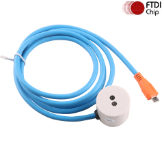 FTDI FT232RQ MICRO USB to IRDA Optical Near Infrared IR Magnetic Adapter Cable for Electricity Meter,Gas Meter,Water Meter Reading Data