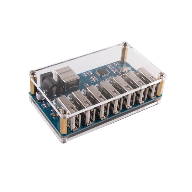 USB HUB Splitter 1 to 7-Port Module with 5V Power Supply USB2.0 Expansion