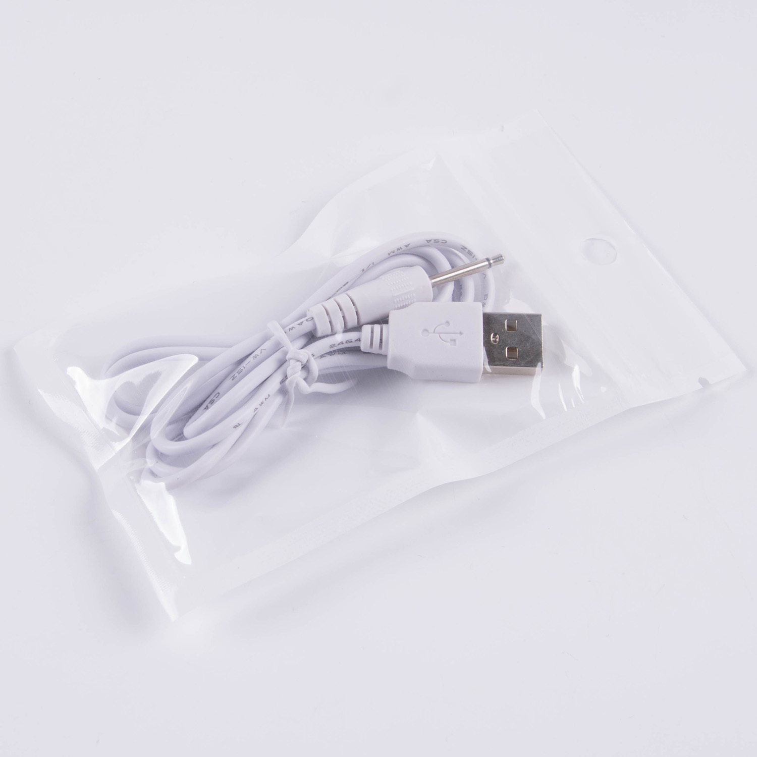 USB to 2.5mm DC Barrel Jack Power Charge Cable with 2 Poles Adapter 18mm for Electronic Device