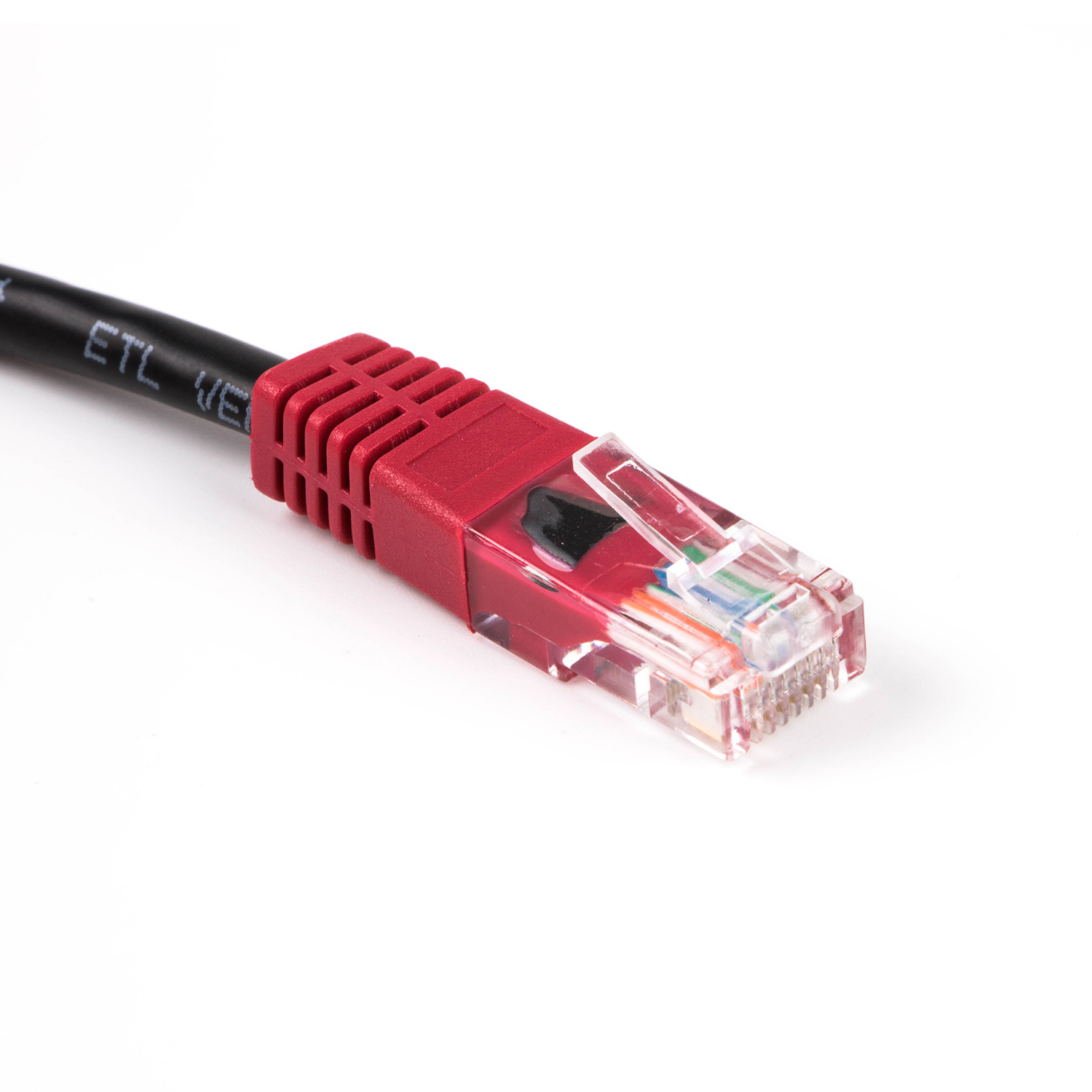 Angled RJ45 Ethernet Patch Cable L shape Internet Lan Cable Cat5 Patch Cord 6FT (Left Angled)