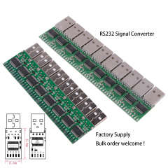 FTDI USB RS232 Serial Converter Module USB Plug Adapter Board FTDI USB PCB Serial Converter Module Connector Support Win10 Win11