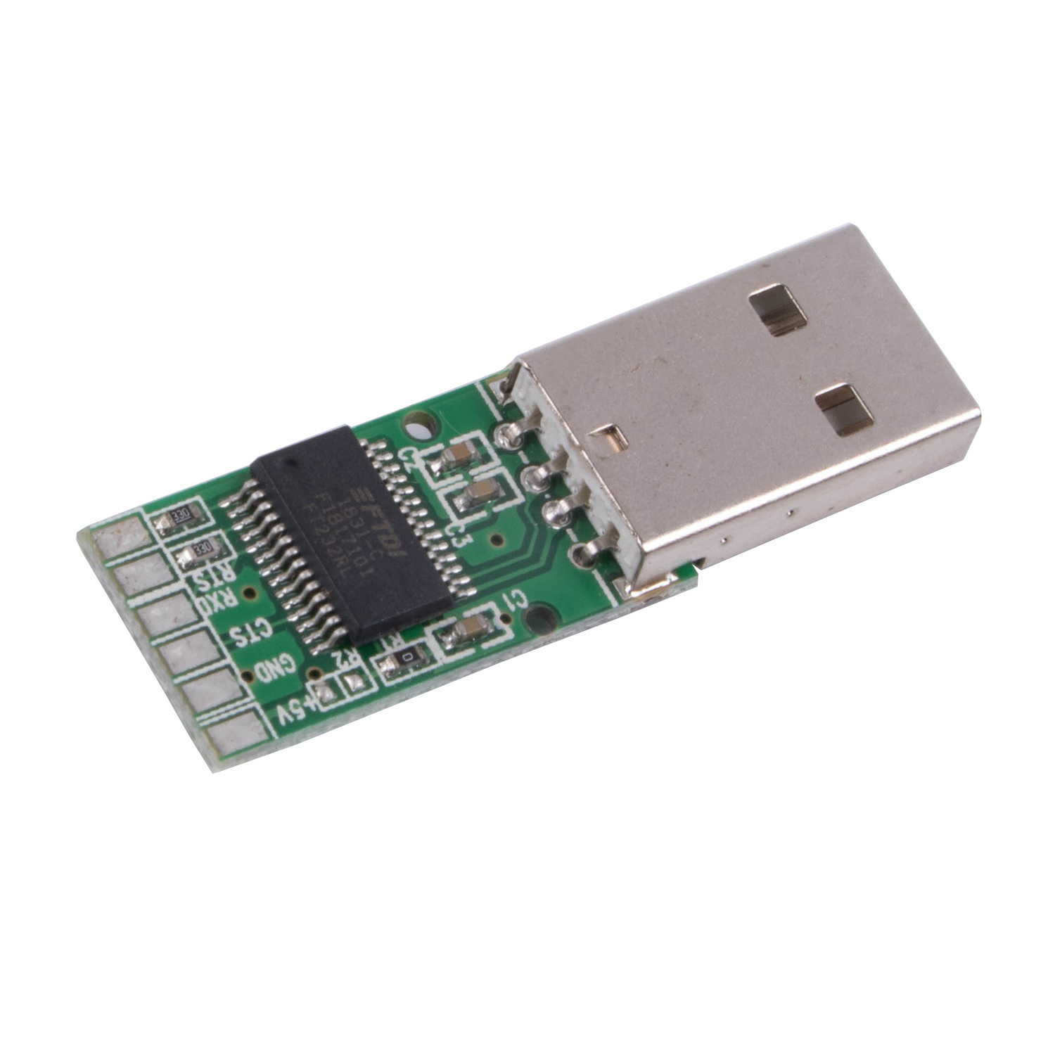FTDI USB RS232 Serial Converter Module USB Plug Adapter Board FTDI USB PCB Serial Converter Module Connector Support Win10 Win11