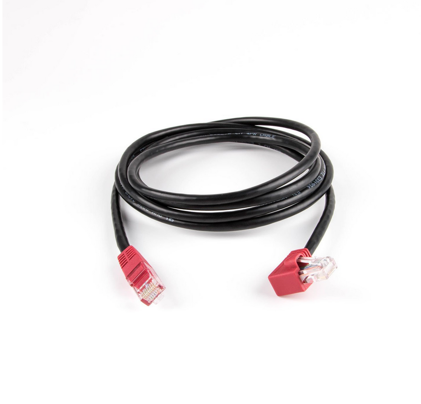 Angled RJ45 Ethernet Patch Cable L shape Internet Lan Cable Cat5 Patch Cord 6FT (Right Angled)