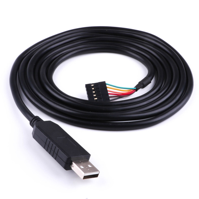 TTL-232R-3V3 TTL-232R-5V USB to TTL Serial Converter Cable FTDI Chipset FT232RL USB to 3.3v 5v TTL UART Serial Download Cable