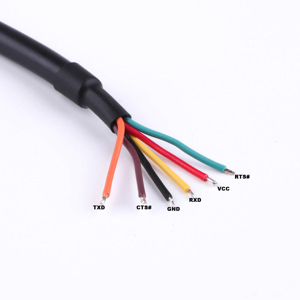 FTDI FT232RL USB to Uart TTL 3.3V 5V Level Converter Adapter Wire End Open Cable Compatible TTL-232R-3V3-WE TTL-232R-5V-WE