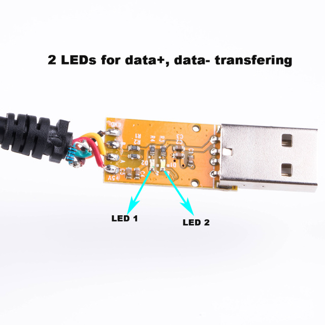 FTDI FT232RL USB TO RS485 6 CORE 6P WE CONVERTER SERIAL COMMUNICATION CABLE COMPATIBLE USB-RS485-WE-1800-BT GND DATA A+ B- 120R