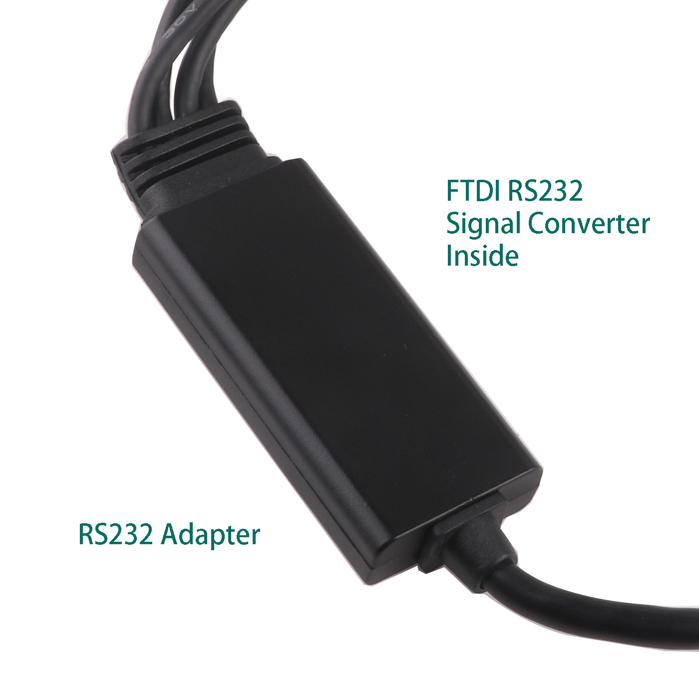 FTDI FT232RL USB to 4 Channels DB9 Male RS232 Serial Male Converter Programming Cable