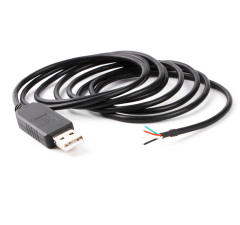 USB Serial Cable RS232 Converter Wire End WE 4 Pins FTDI 4P Adapter