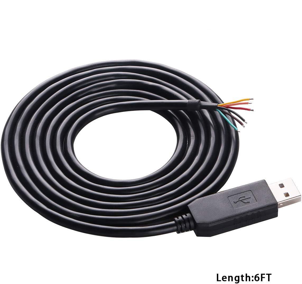 USB Serial Cable RS232 Converter Wire End WE 6 Pins FTDI 6P Adapter FTDI FT232RNL