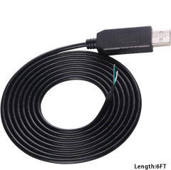 USB to 3.3V 5V TTL Serial Cable 3P Wire End WE UARL Convertor FTDI 3 Pins 3v3 5V FTDI FT232RNL