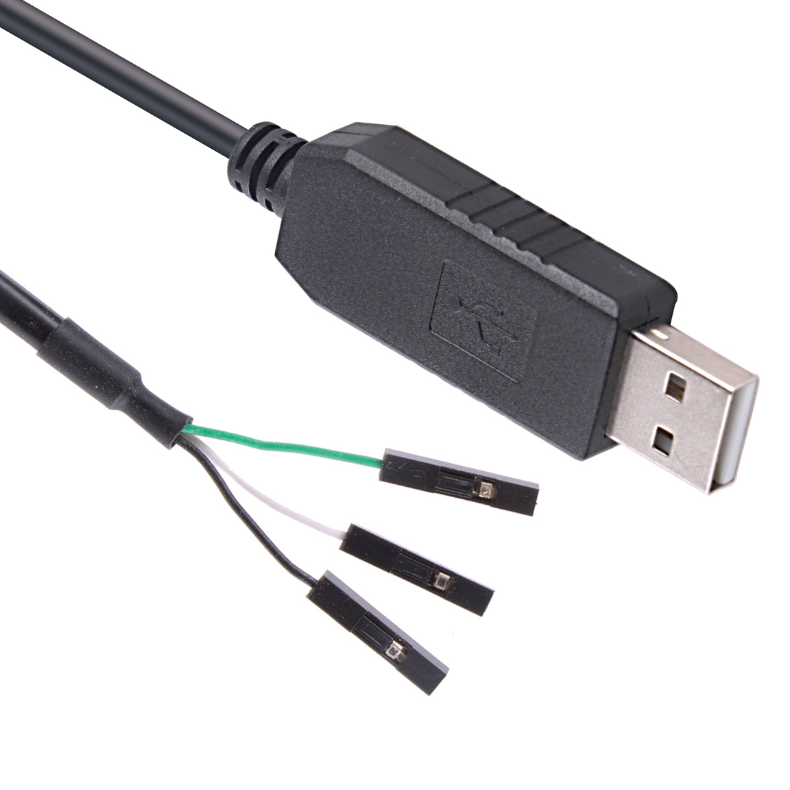 USB Serial Cable RS232 Converter 2.54mm Dupont Terminal 4 Pins Silabs CP2102 4P Adapter
