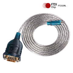 USB Typec Type-C to RS232 Serial Cable Converter PDA DB9 Male 9 Pin Adapter FTDI