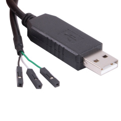 USB Serial Cable RS232 Converter 2.54mm Dupont Terminal 4 Pins FTDI FT232RNL 4P Adapter