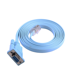 DB9 Console cable for Cisco, DB9 Female to RJ45 8P8C RS232 Serial Cable for Routers Switches and Firewall