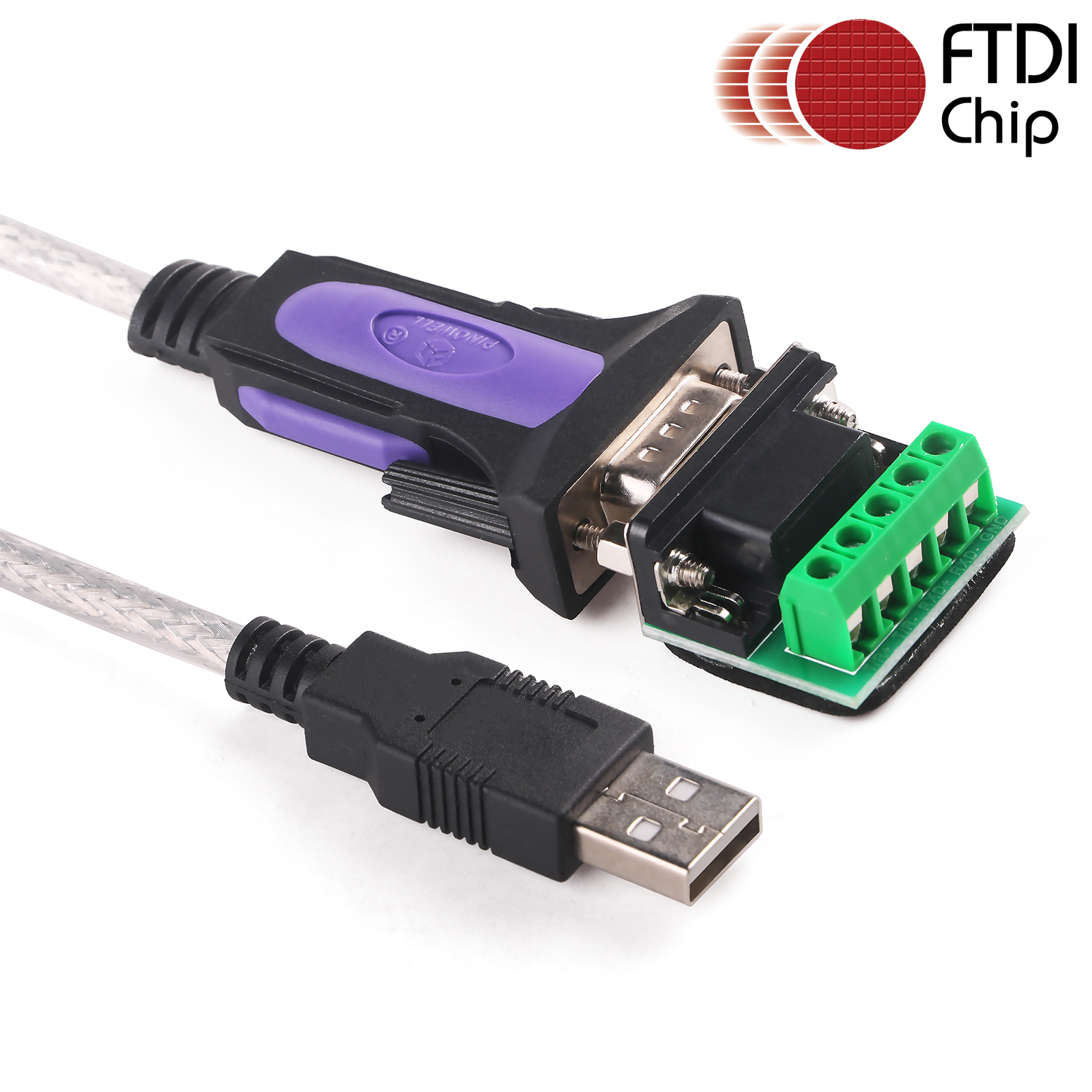 USB to RS485 422 Industrial Grade COM Serial Communication Adapter Cable Transmission Debugging Cable
