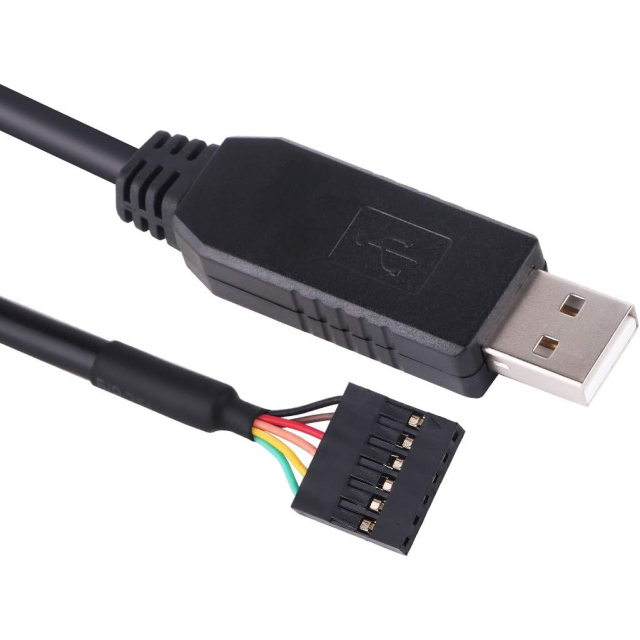 USB to 3.3v TTL Serial Cable 6P Dupont Header UART Converter CP2102 6 Pins 3V3 1.8m