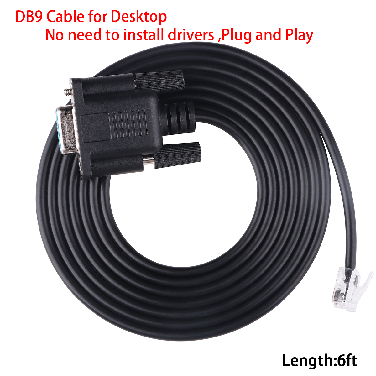 Meade LX200 Telescopes Upgrade Control Console Cable DB9 COM Port to RS2326P4C RJ11 RJ12 Cable for Meade LX200 AUTOSTAR