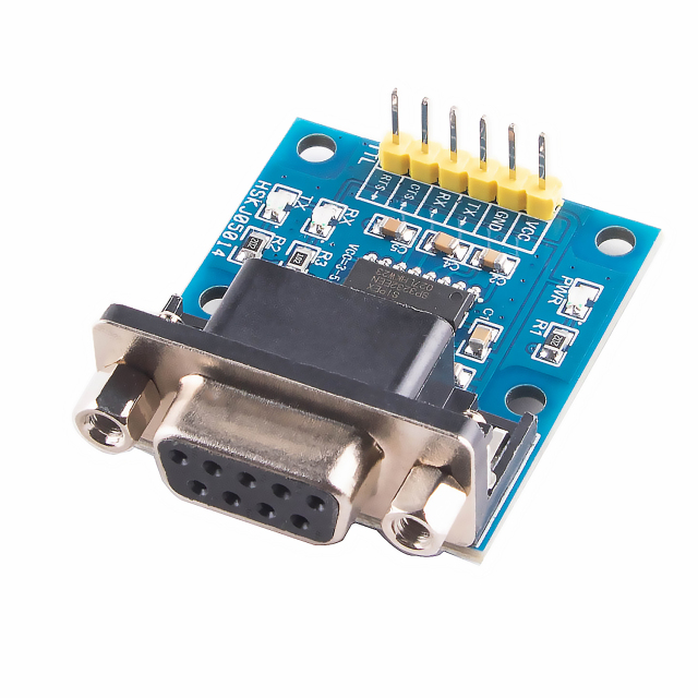 TTL to RS232 DB9 D-Sub 9 Pin to 6 Pins 6P Adapter UART Converter SP3232EEN Chip