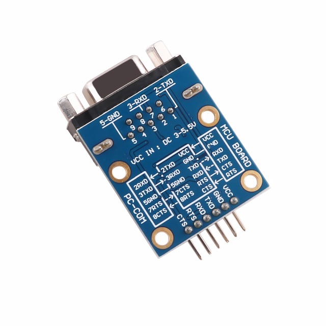 TTL to RS232 Serial Converter ，DB9 Female D-Sub 9 Pin to 4P Dupont Adapter
