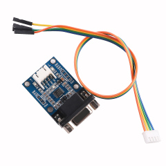 TTL to RS232 Serial Converter ，DB9 Female D-Sub 9 Pin to 4P Dupont Adapter